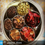 #Repost from @gourmet_desire

Traditional Indian spice box :) #indiancooking #foodie #indiatravel #spiceroute #IncredibleIndia #gourmetdesire